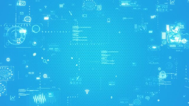 Abstract background material with the image of digital technology