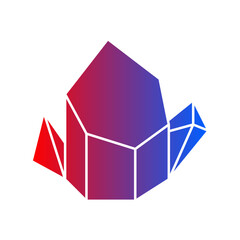 Crystal Gradient Flat