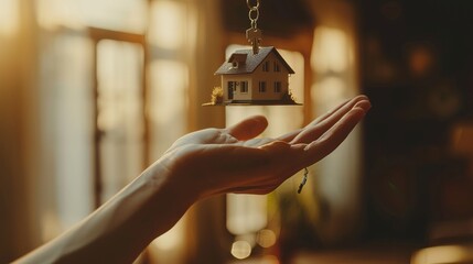 Obraz premium Realtor and Clients Sign Mortgage Agreement for New Property