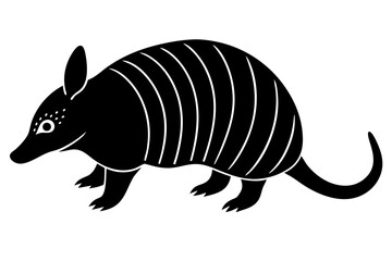 Funny Armadillo Vector Illustration Cartoons, Clipart And Line Art Design on White Background, Funny armadillo vector illustration in cartoon, clipart, and line art styles on a white background.