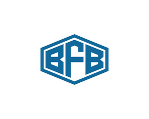 BFB Logo design vector template. BFB logo design.