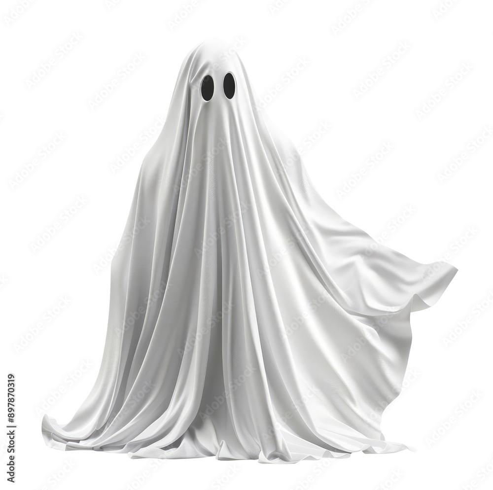 Wall mural ghost isolated on transparent background