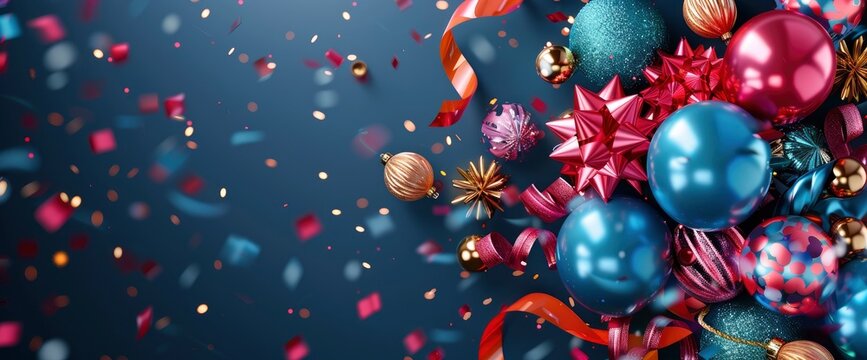 Happy New Year Background, Marking The Start Of 2025 With Joy And Excitement