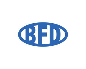 BFD Logo design vector template. BFD logo design.