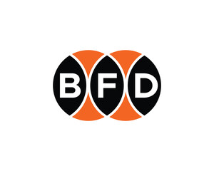 BFD Logo design vector template. BFD logo design.