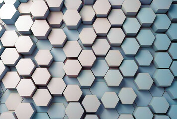 Fototapeta premium 3d-background-with-hexagons