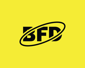 BFD Logo design vector template. BFD logo design.
