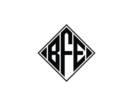 BFE logo design vector template. BFE logo design.