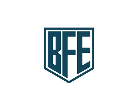 BFE logo design vector template. BFE logo design.