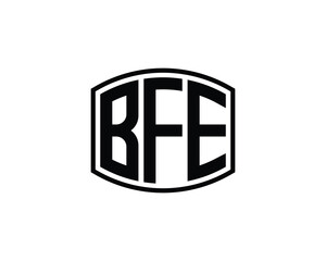 BFE logo design vector template. BFE logo design.