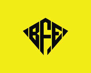 BFE logo design vector template. BFE logo design.