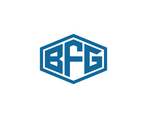 BFG logo design vector template. BFG logo design.