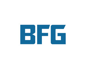 BFG logo design vector template. BFG logo design.