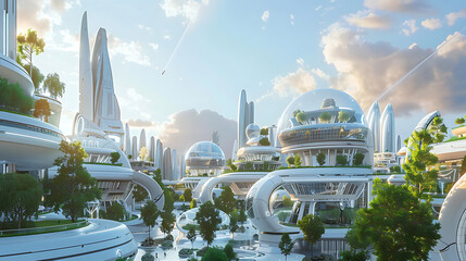 futuristic city