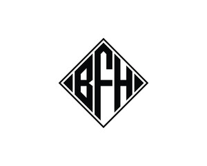 BFH Logo design vector template. BFH Logo design.