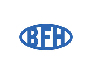 BFH Logo design vector template. BFH Logo design.