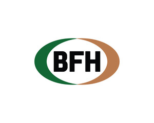 BFH Logo design vector template. BFH Logo design.