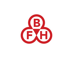 BFH Logo design vector template. BFH Logo design.