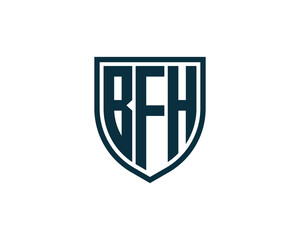 BFH Logo design vector template. BFH Logo design.