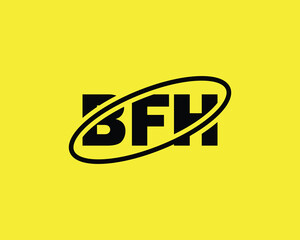 BFH Logo design vector template. BFH Logo design.