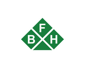 BFH Logo design vector template. BFH Logo design.