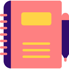 Obraz premium Notebook Icon Design Vector