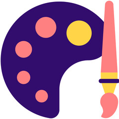 Palette Icon Design Vector