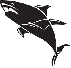 Shark Silhouette Illustration