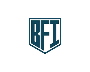 BFI logo design vector template. BFI logo design.