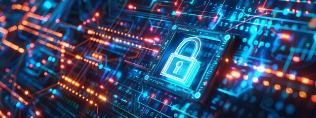 Data protection, Information privacy, Cyber security concept. Protecting Internet networks and systems, Symbolizing robust cyber defense, Vigilance and protection against cyber threats