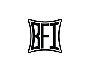 BFI logo design vector template. BFI logo design.