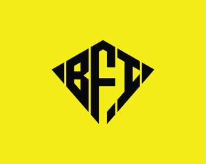 BFI logo design vector template. BFI logo design.