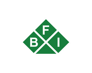 BFI logo design vector template. BFI logo design.