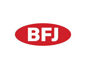 BFJ Logo design vector template. BFJ logo design.