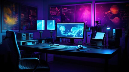 Naklejka premium wavelengths uv light spectrum
