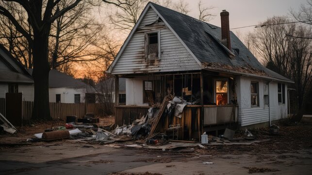 derelict abandon house
