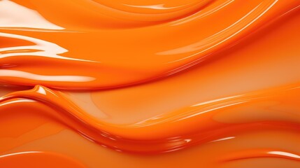 details orange paint drip