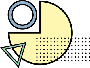 Geometric With Halftone