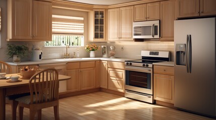 Fototapeta premium convenience kitchen for seniors