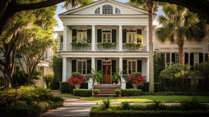 Obraz premium architecture charleston houses
