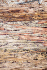 Wood beam engineered for extra strength, closeup detail, as a construction detail background
