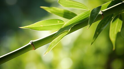 Fototapeta premium smooth bamboo stem
