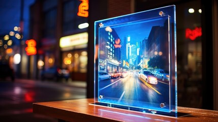 business acrylic panel