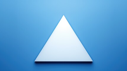 Fototapeta premium simple blue background triangle