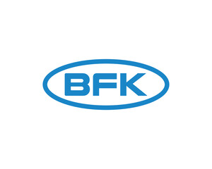 BFK logo design vector template. BFK logo design.