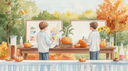 Autumninspired science fair