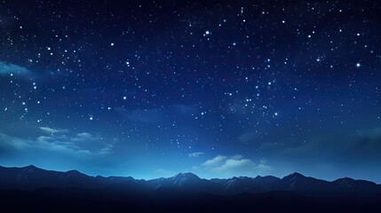 Fototapeta premium night dark blue gradient background