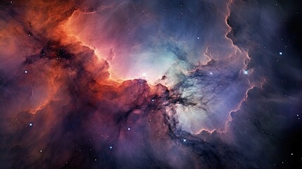 cluster star in space