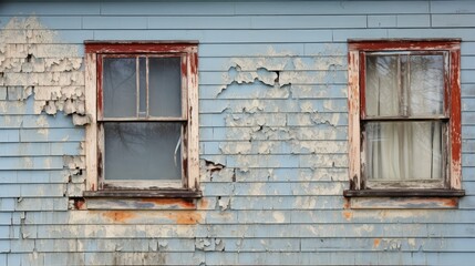 Fototapeta premium shabby peeling house paint