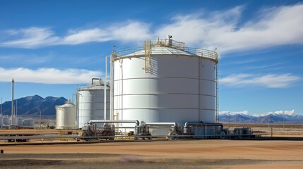 Obraz premium facility compressor oil and gas